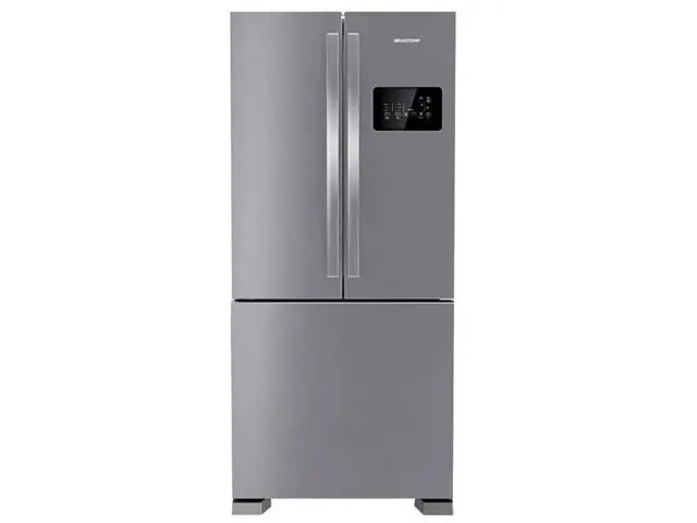 Geladeira Refrigerador Brastemp 554L Frost Free French Door Inox 110V