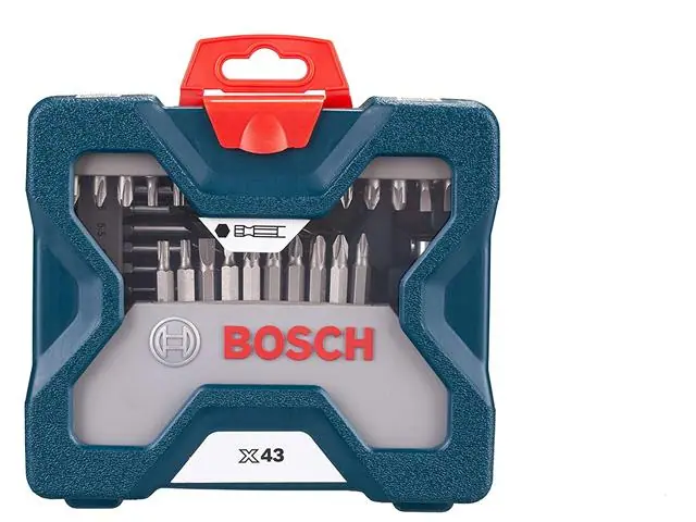 Kit de Pontas e Brocas Bosch X-Line 43 Peças