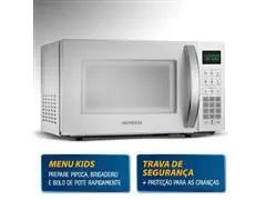 Micro Ondas Mondial Branco 21 Litros 1200W  - 3