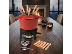 Conjunto para Fondue Haus Sauté Vermelho 10 Peças - 4
