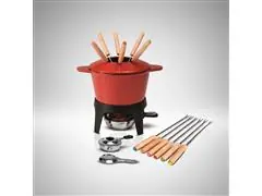 Conjunto para Fondue Haus Sauté Vermelho 10 Peças - 6
