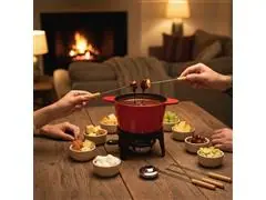 Conjunto para Fondue Haus Sauté Vermelho 10 Peças - 8