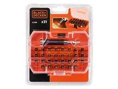 Jogo de Parafusar Black&Decker com Adaptador Magnético 31 Peças - 2