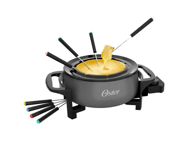 Panela Elétrica para Fondue Oster Cinza 1000W