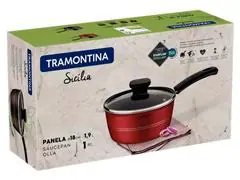 Panela Tramontina Sicília Antiaderente Vermelha 18CM - 2