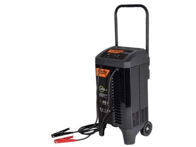 Cargador Truper 200 A para baterías 12 V con ruedas Expert