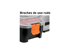 Organizador Truper 23cm Uso rudo 11 compartimentos Negro - 1