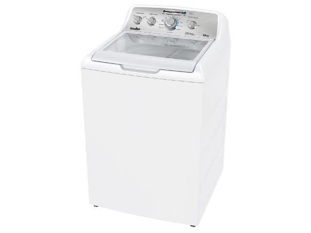 Lavadora Automática Aqua Saver Green 19 kg Blanca con Sanitizado Mabe