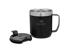 Caneca Térmica com Tampa Stanley Camp Mug Matte Black 350ML - 0