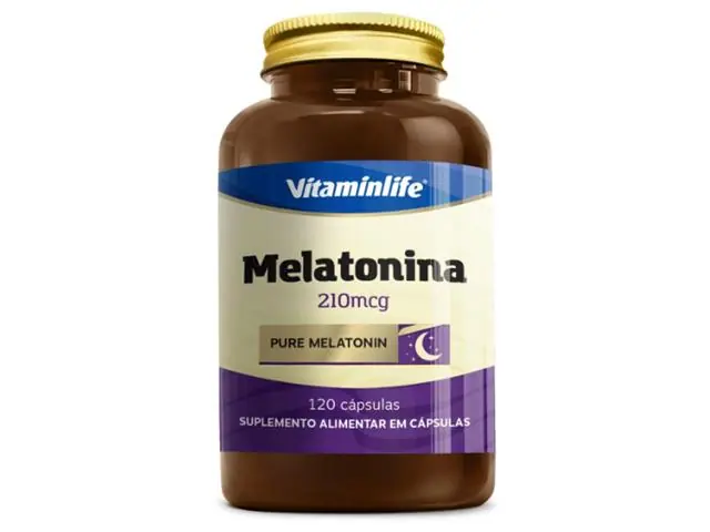 Melatonina 210mcg VitaminLife 120 Cápsulas