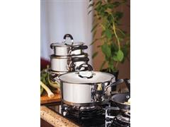 Bateria Cocina 5 Piezas con tapa vidrio con triple fondo Tramontina - 2