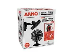 Ventilador de Mesa Arno VF42 Turbo Force 2 em 1 Preto 40CM  - 6