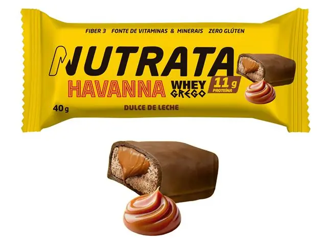 Barra de Proteína Whey Grego Bar Sabor Doce de Leite Havanna 40G