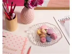 Prato Decorativo de Folha Lyor - 20,5x17x2,5cm - 1