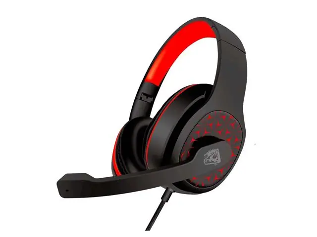 Headset Gamer ELG Emperor P3+P2 Preto e Vermelho HGE01