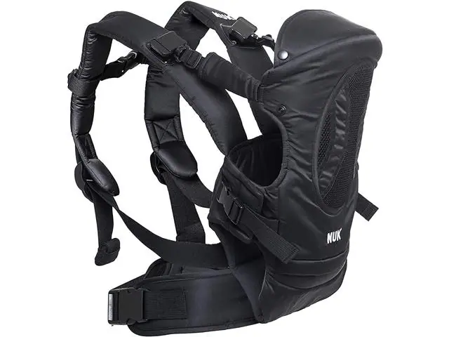 Canguru para Bebê NUK Baby Carrier Supreme Comfort 4 em 1 Preto