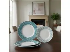 Jogo de Pratos Tramontina Clarice em Porcelana Decorada 12 Peças - 6