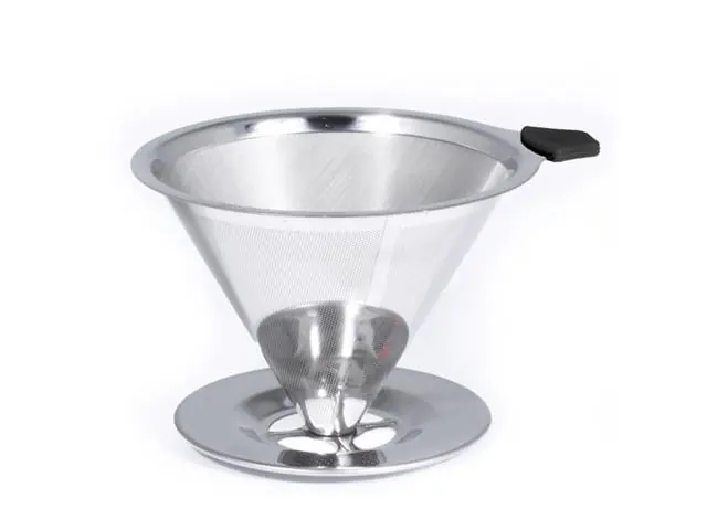 Coador de Café Bialetti Pour Over em Aco Inox