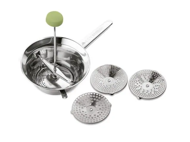 Passa Verduras Ghidini Vera Inox 20 Cm com 3 Discos