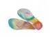 Chinelo Havaianas Slim Metallic Rainbow Bege Palha - 1