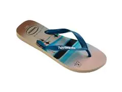 Chinelo Havaianas Hype 2595 Areia Azul Comfy 37/38 - 3