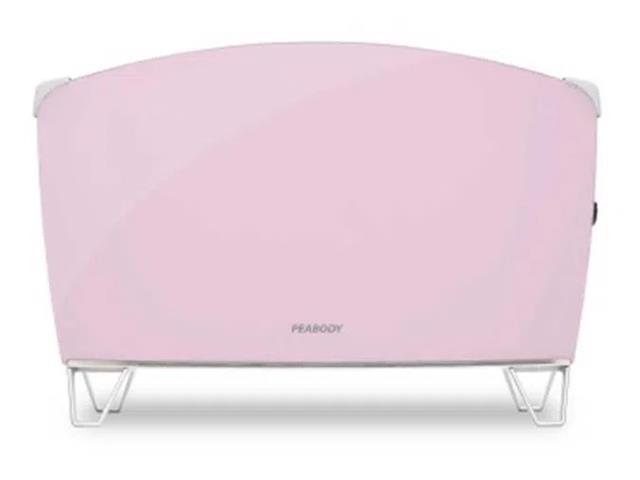 Vitroconvector PE-BVC15P Doble Vidrio 1500W Rosa PEABODY