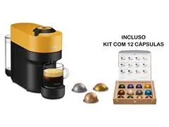 Cafeteira Nespresso Automática Vertuo Pop Amarelo Manga 