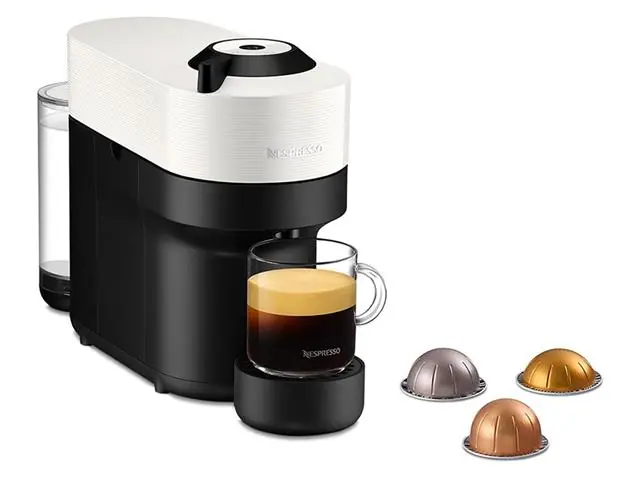 Cafeteira Nespresso Automática Vertuo Pop Branco Coco 