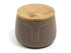 Pote Rosto Dolomita Oikos com Tampa de Bambu