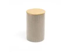 Pote Zig Zag Dolomita Oikos com Tampa de Bambu 1,5L