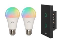 Kit iluminación Mitzu Interruptor touch Focos Smart home Negro