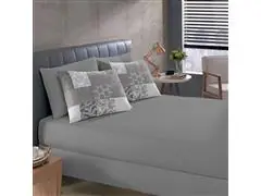 Jogo de Cama Casal Buettner Basic Salim Preto