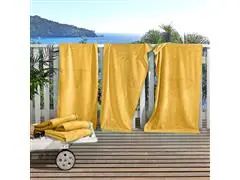 Toalha de Praia Buettner Golfinhos Amarelo Cítrino - 3