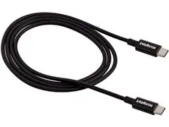 Cabo Usb-c Intelbras 1,2m Pvc Preto EUCC 12PP - 1