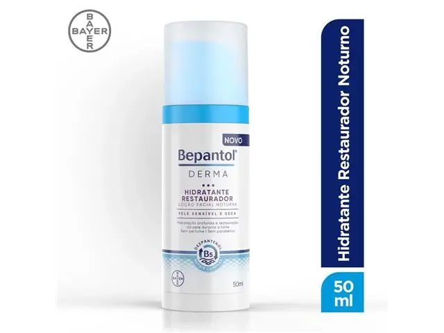 Loção Facial Noturna Bepantol Derma 50ML