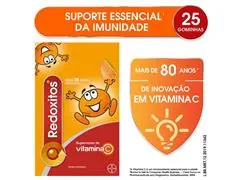 Vitamina C Redoxitos Laranja com 25 Gomas - 6