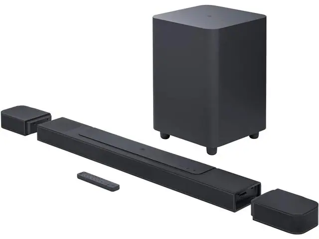 Soundbar JBL BAR 1000 Barra de Som 7.1.4 Canais JBLBAR1000PROBLKBR