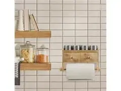 Porta Condimentos em Bambu com Acessórios e Gavetas 5 Peças - 5