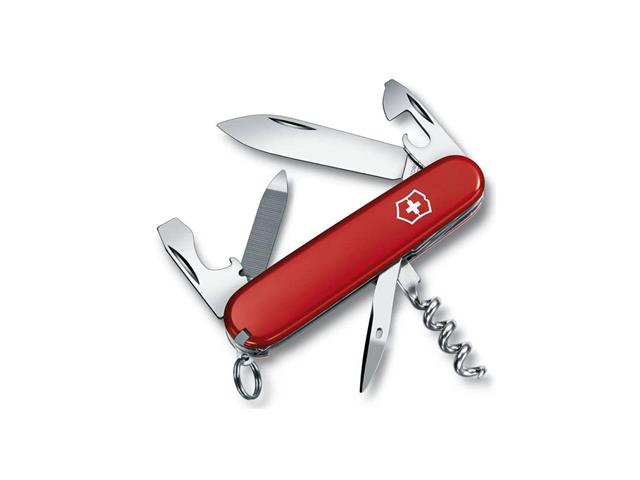 Navaja de bolsillo Victorinox Sportsman 13 funciones color Rojo