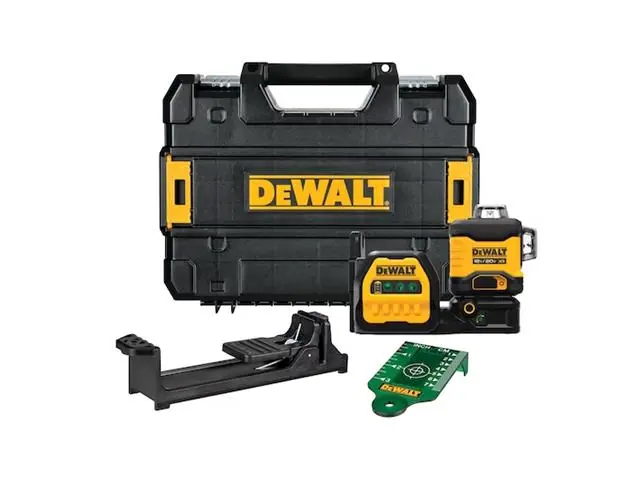 Nível Laser 3x360 DeWalt 12V/20V MAX Sem Bateria e Carregador