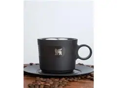 Caneca Stanley Preta Daybreak Cappuccino com Pires Matte Black 192ML - 9