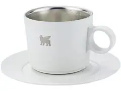 Caneca Stanley Branca Daybreak Cappuccino com Pires Pale Stone 192ML