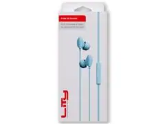 Fone Intra Auricular Ponteira de Silicone - Azul (EPH-204) - 1