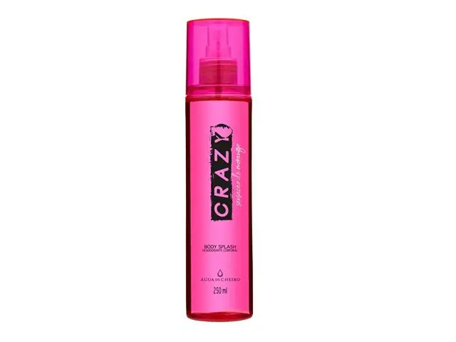 Body Splash Água de Cheiro Crazy Sensação Morango 250ML