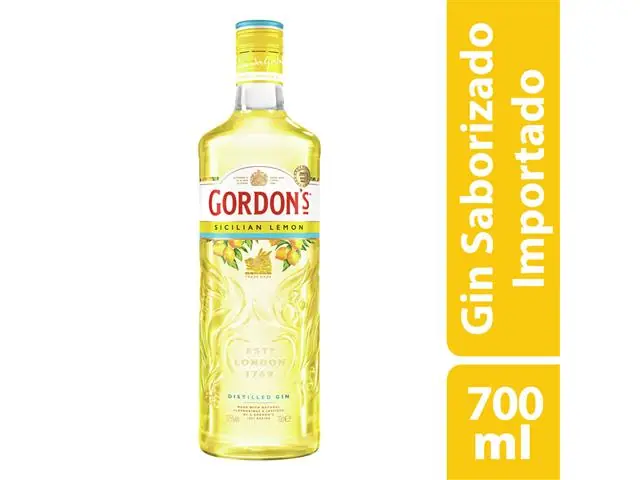 Gin Gordon's Sicilian Lemon Garrafa 700ml