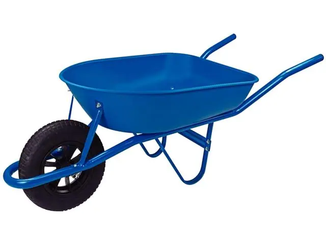 Carrinho de Mão Tramontina com Caçamba Rasa Plástica Azul 50 L