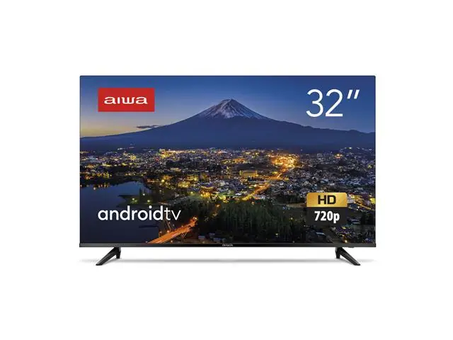 Smart TV Aiwa 32" HD Android Borda Ultrafina HDR10 Dolby Áudio