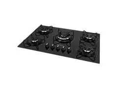 Cooktop a Gás 5 Bocas Mondial Preto/Inox CTG-03 Bivolt