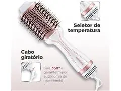 Escova Secadora Mondial Branco/Rose Gold 1200W ES-50 Bivolt - 4