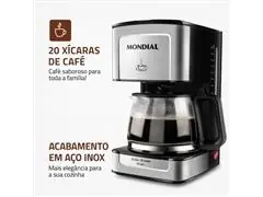 Cafeteira Elétrica Dolce Arome Mondial Preto/Inox 550W - 1